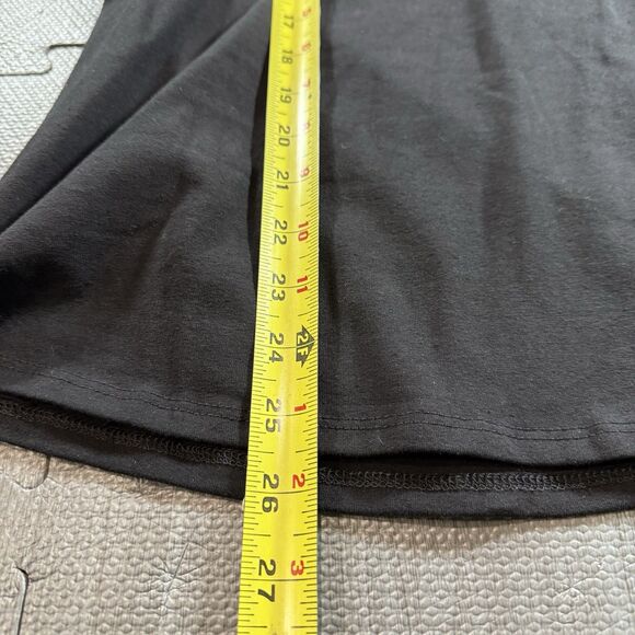 Boston Proper Womens cold Shoulder Keyhole Lace Rhinestones Black Size M - Picture 7 of 9